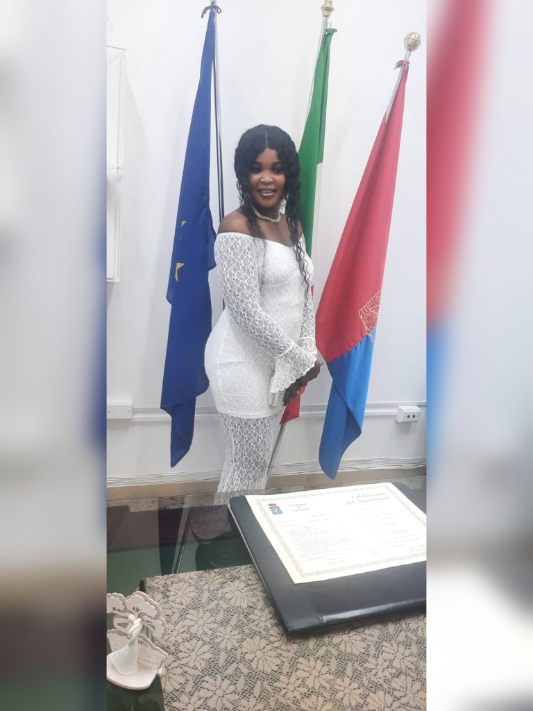 MATRIMONIO CIVILE DEL SIG. AKENE E DELLA SIG.RA JUSTINA