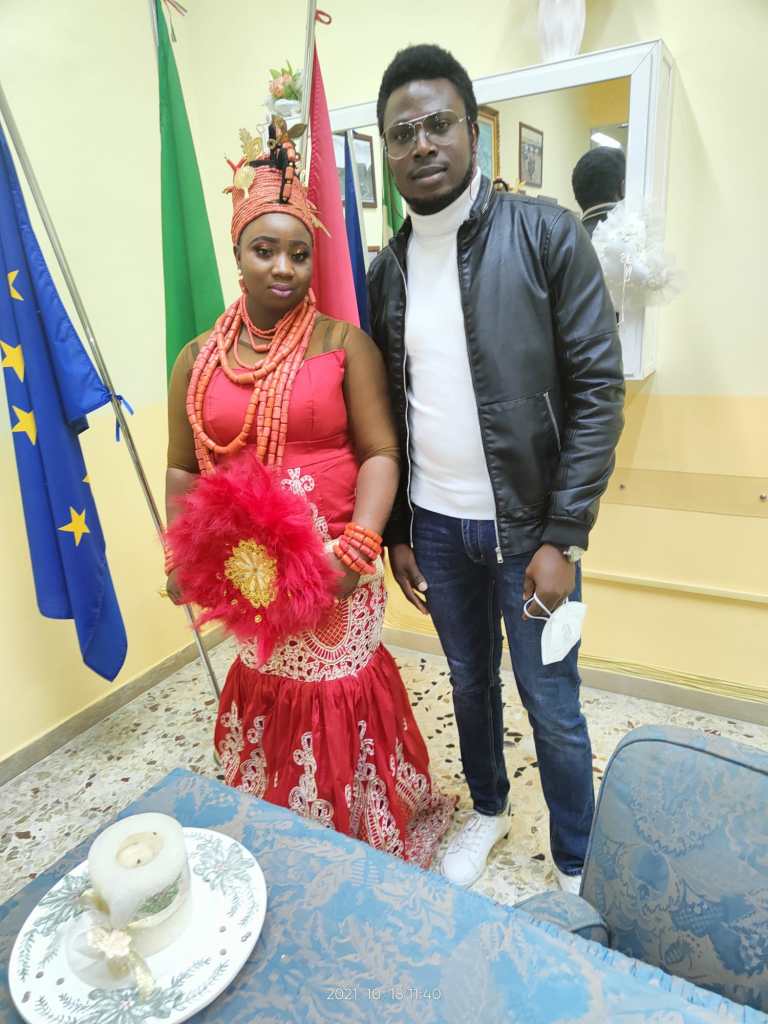 MATRIMONIO CIVILE DEL SIG. SAMMY E DELLA SIG.RA DORATHY